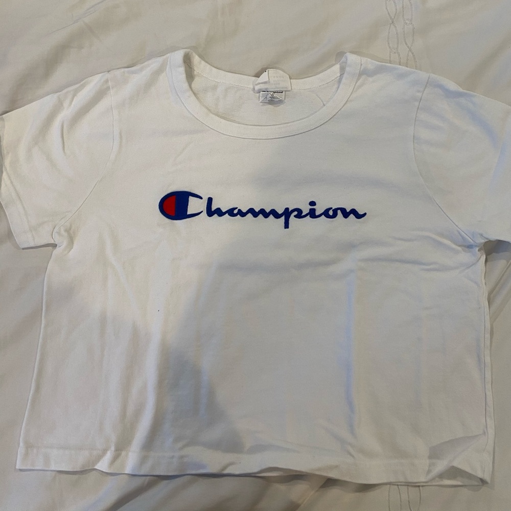 CHAMPION EMBRIODED LOGO T-SHIRT (L)